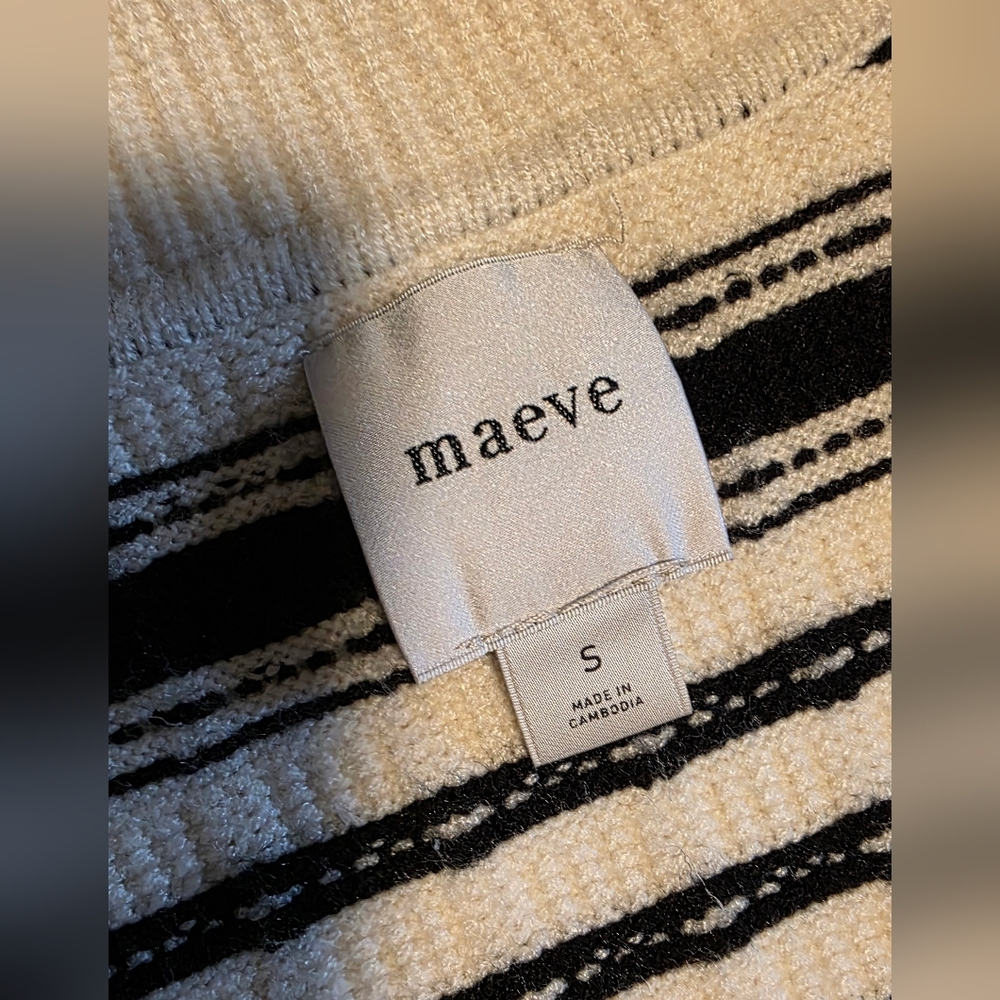 Anthropologie The Kinsley Collered Crop Cardigan Sweater By Maeve - Picture 6 of 8